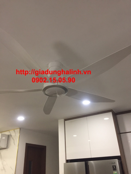 Quạt trần Panasonic 5 cánh F-60TDN, Công suất 37W, Đường kính cánh quạt 150 cm, Điều khiển từ xa, 9 tốc độ gió, Bảo hành 12 tháng tại nhà