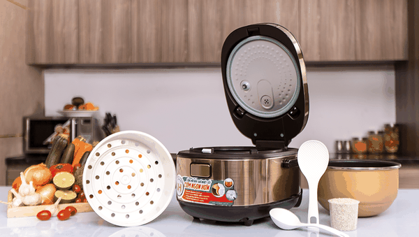 Nồi cơm điện cao tần Sunhouse Mama SHD8955, Công suất 1200W, Dung tích 1,5 Lít, Điều khiển phím bấm, Lòng nồi hợp kim phủ chống dính Whitford, Bảo hành 2 năm