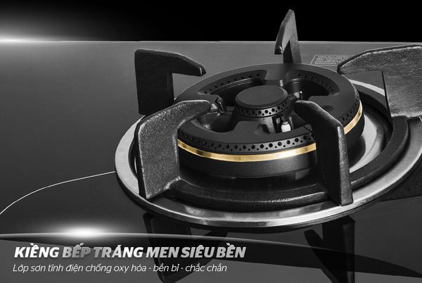 Bếp gas đôi âm kính Sunhouse SHB8836, Mặt kính cường lực dày 8mm, Kiềng gang sơn tĩnh điện, Pep đồng thau, Cảm biến tự động ngắt gas, Bảo hành 24 tháng tại nhà