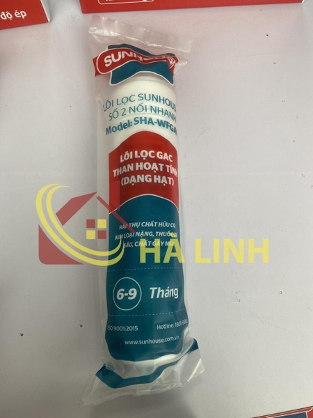 Lõi lọc nước Sunhouse đúc liền nối nhanh số 123 - Hàng chính hãng, Dùng cho máy lọc nước nóng lạnh Slimbio model SHA76214CK-S, SHA76215CK