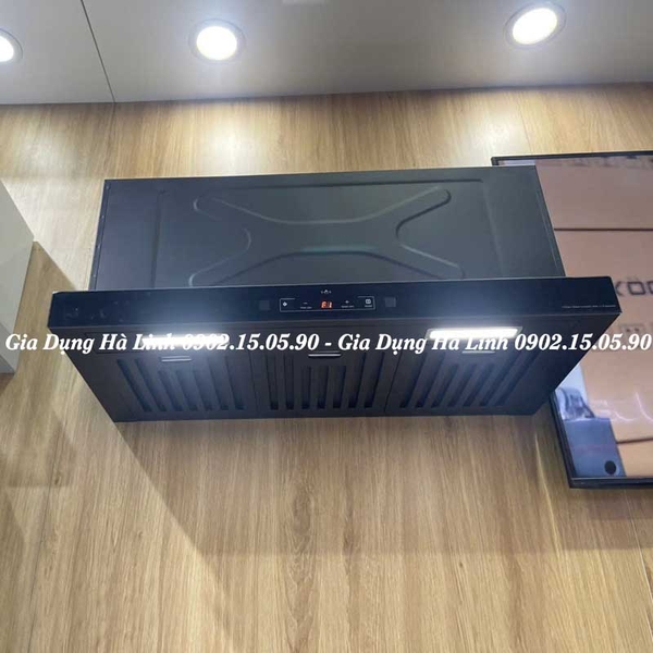Máy hút mùi âm tủ Kocher Turbo SerieS X-350D, Công suất 195W, Công suất 1800m3/h, Điều khiểm cảm ứng với 4 tốc độ, Chế độ cảm biến vẫy tay, Bảo hành 3 năm tại nhà