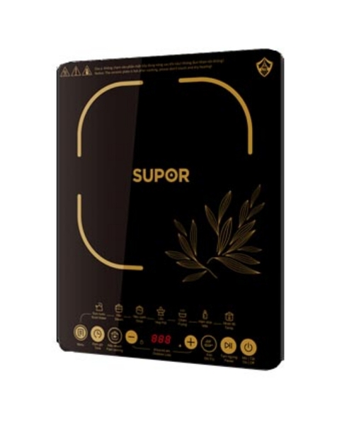 Bếp điện từ cảm ứng Supor SDHCB11TVN-YL, Công suất 2100W, Mặt bếp pha lê siêu bền, Điều khiển cảm ứng, Bảo hành 12 tháng