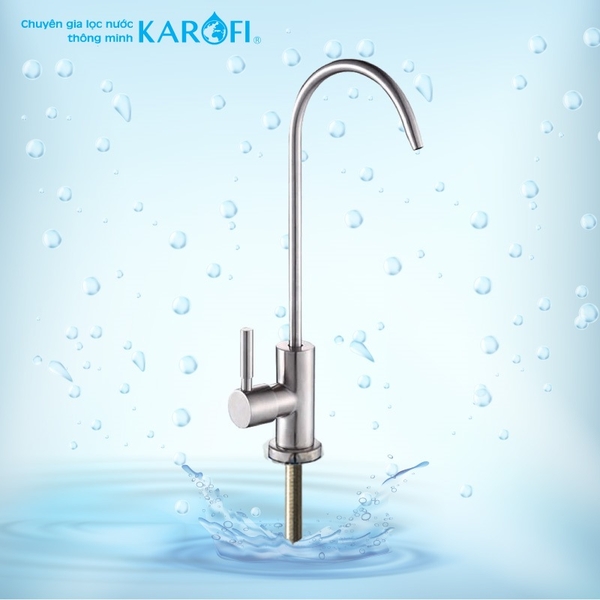 Vòi máy lọc nước RO Karofi SL-D031 - Chât liệu Inox 304, Sử dụng cho mọi loại máy lọc nước gia đình