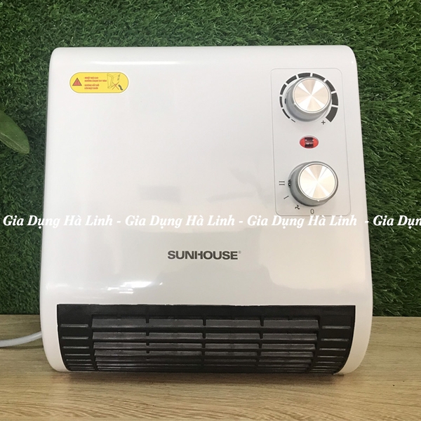 Quạt sưởi gốm phòng tắm Sunhouse SHD3816W, Công suất 1850W