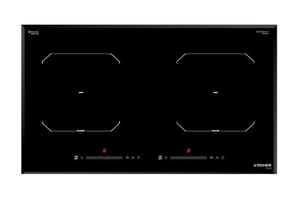 Bếp từ đôi Kocher DI-608SE, Thiết kế sang trọng, Công suất cao 4400W