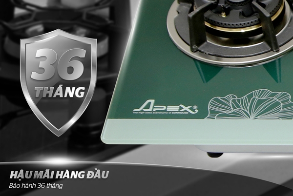 Bếp gas âm kính Apex APB8815 - Bảo hành 36 tháng tại nhà