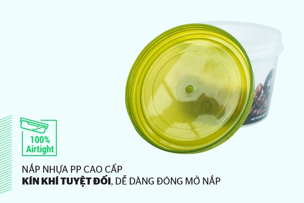Hộp bảo quản thực phẩm khô Biozone 400ml, KB-DR400P