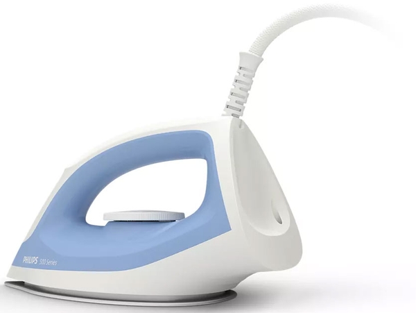 Bàn là khô Philips DST0520/20, Công suất 1200W, Mặt bàn là hợp kim nhôm phủ chống dính, Tự ngắt khi quá nhiệt, Bảo hành 2 năm