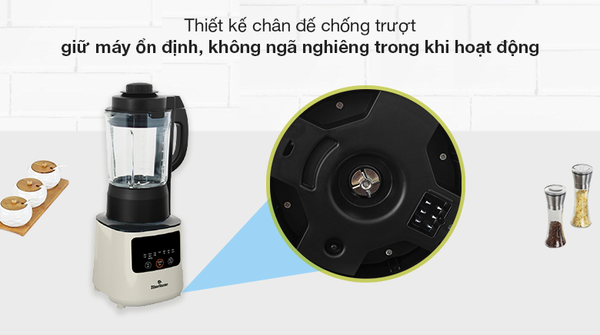 Máy xay sinh tố và làm sữa hạt đa năng BlueStone BLB-6035, Công suất 900W, Dung tích 1,75 Lít, Dao thép không gỉ, Bảo hành 2 năm