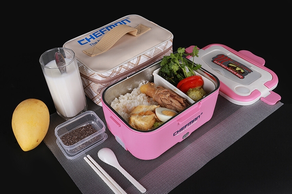 Hộp cơm hâm nóng Chefman CM-113i - Hàng Việt Nam