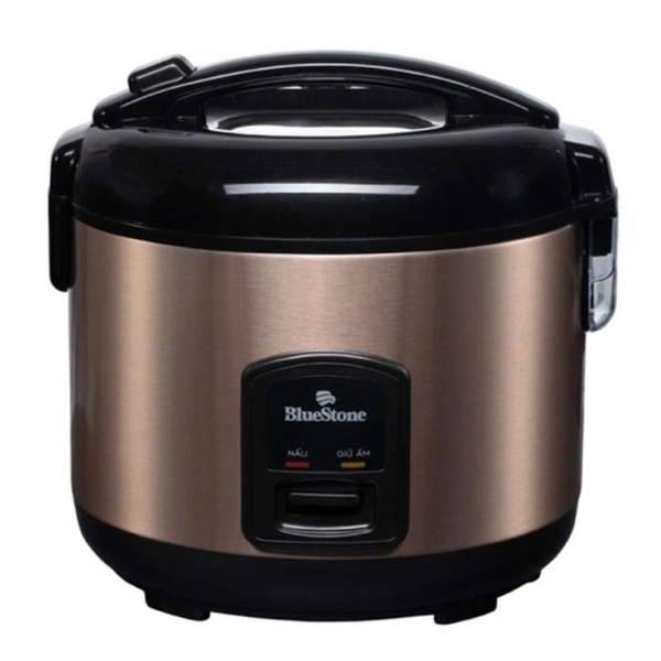 Nồi cơm điện Bluestone RCB-5512, Công suất 500W, Dung tích 1.2 Lít, Lòng nồi hợp kim nhôm phủ chống dính, Vỏ nhựa ABS siêu bền, Bảo hành 24 tháng