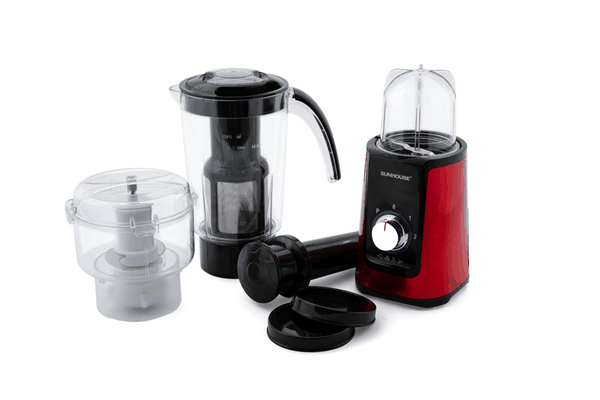 Máy xay sinh tố Sunhouse SHD5322, Công suất 220W, Dung tích 1,25 Lít, Say đa năng, Lười dao inox sắc bén, Bảo hành 12 tháng