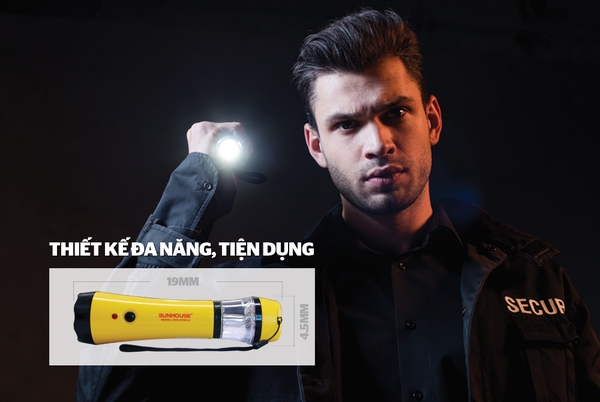 Đèn pin đa năng SUNHOUSE 3L SHE-9059LA