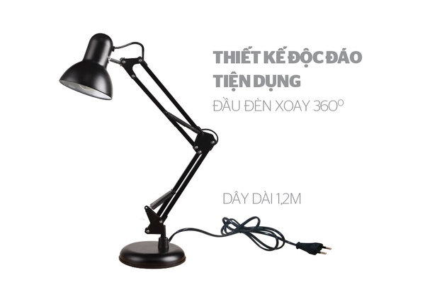 Đèn bàn Sunhouse SHE-13LED-A6, Công suất 6W, Điều khiển công tắc, Bảo hành 12 tháng