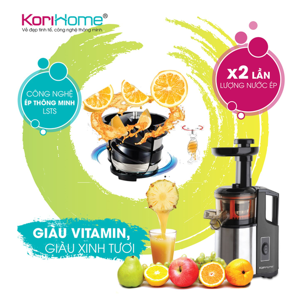 Máy ép trái cây chậm Korihome JEK-633