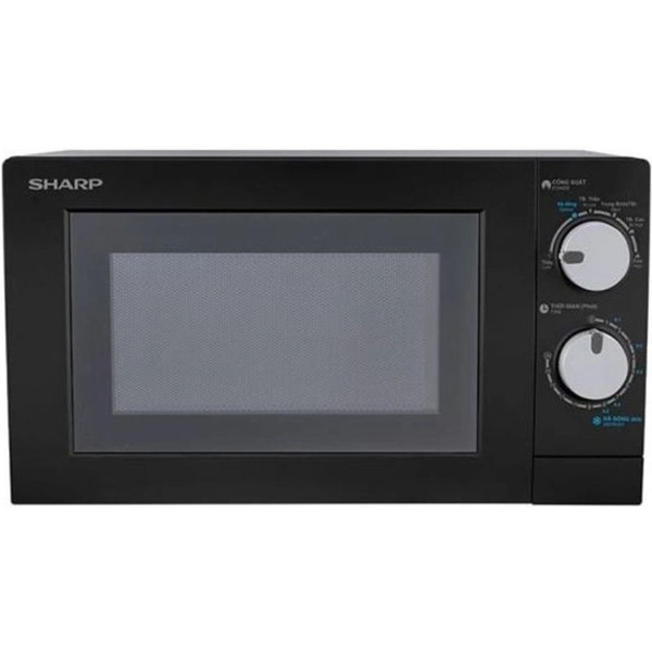 Lò vi sóng cơ Sharp R-208VN-WS, Công suất 700W, Dung tích 20 lít, 6 mức công suất