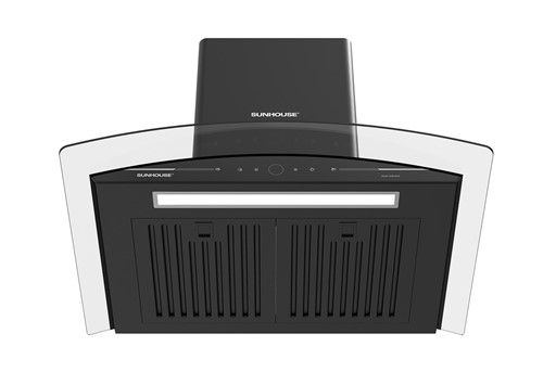 Máy hút mùi kính cong Sunhouse SHB72042, Công suất 170W, Vỏ thép không gỉ sơn tĩnh điện, Điều khiển cảm ứng và Cảm biến vẫy tay, Bảo hành 36 tháng tại nhà