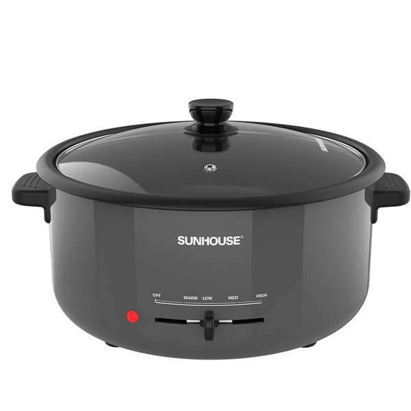 Lẩu điện Sunhouse SHD4523, Công suất 1300W, Dung tích 3.5L, thiết kế hiện đại, màu sắc trang nhã, bảo hành 12 tháng