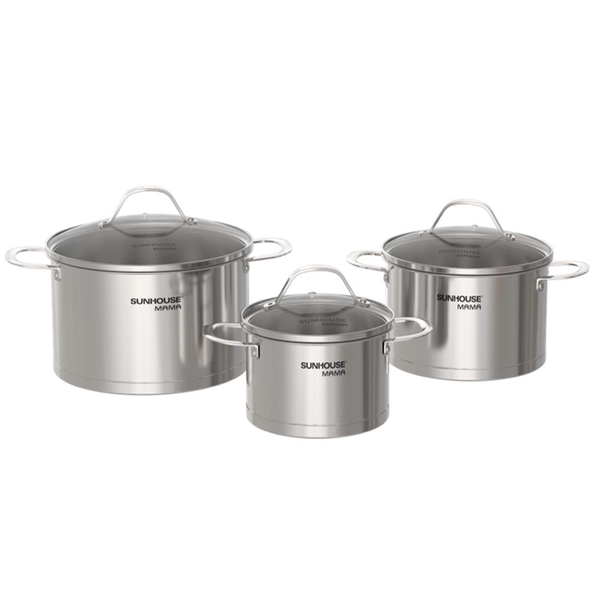 Bộ nồi inox 5 đáy Sunhouse Mama SHG502