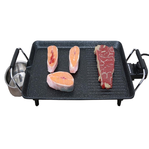 Bếp nướng điện Sunhouse SHD4600, Công suất 1600W, Mặt bếp phủ chống dính Whitford, Điều khiển núm xoay, Bảo hành 12 tháng