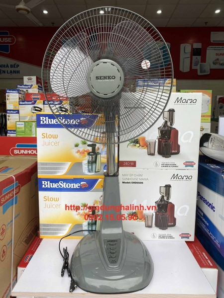 Quạt lửng Senko ống inox LS1630, Công suất 47W, Thiết kế 3 cánh bằng nhựa siêu bền, Bảo hành 12 tháng