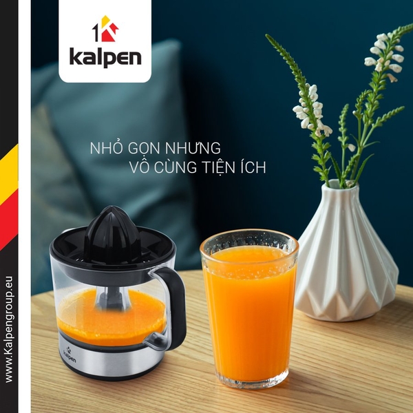 Máy vắt cam Kalpen CJK-2681 - Công suất 60W, Dung tích 700ml, Chất liệu nhựa PP cao cấp, Thiết kế nhỏ gọn tiện lợi, Bảo hành chính hãng 24 tháng