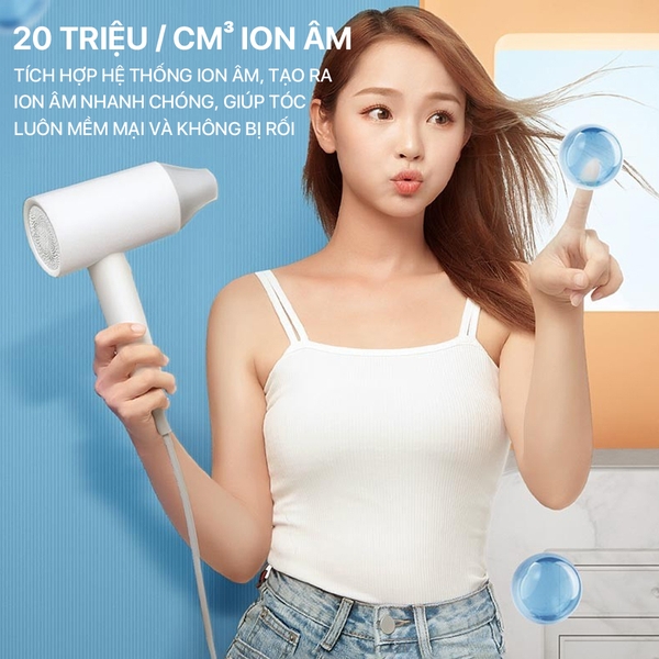 Máy sấy tóc ion âm SHOWSEE A1-W/ A1-EUW
