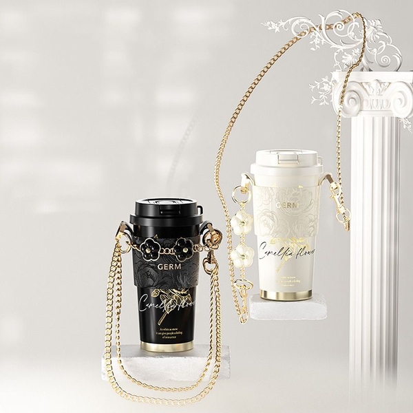 Ly giữ nhiệt họa tiết Hoa Sơn Trà GERM GE-23AW-B77