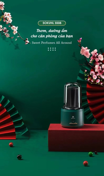 Máy xông tinh dầu SOKUNL S508