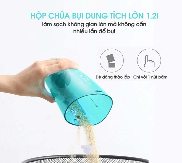 Máy hút bụi DEERMA DX118C ( Nâng cấp ) - Mẫu mới 2023