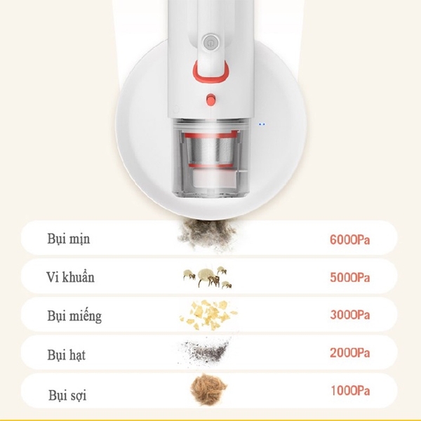 Máy hút bụi đệm giường DEERMA CM1900 - Hàng Chính hãng