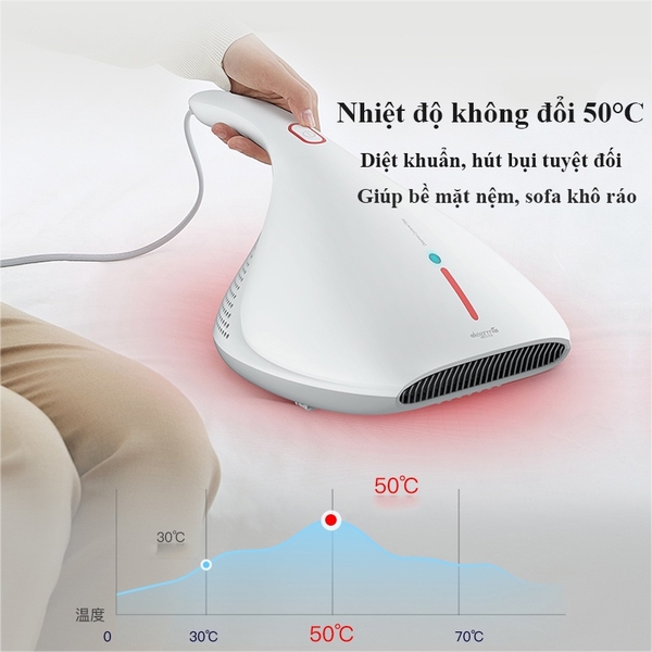 Máy hút bụi đệm giường DEERMA CM800 - Hàng Chính hãng