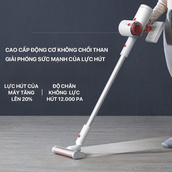 Máy hút bụi cầm tay không dây DEERMA VC25PLUS - Hàng Chính hãng