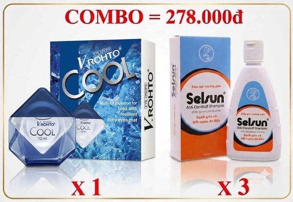 combo-1-v-rohto-cool-c-13ml-va-3chai-dau-goi-chong-gau-selsun-1-rohto-c-100ml-ch