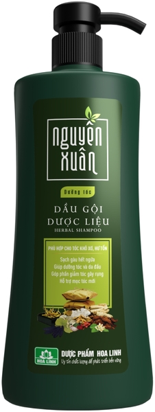 dau-goi-duoc-lieu-nguyen-xuan-hoa-linh-co-voi-c-450ml-xanh