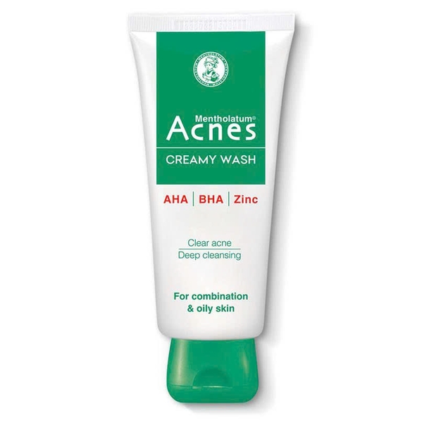 sua-rua-mat-acnes-creamy-wash-rohto-t-100g
