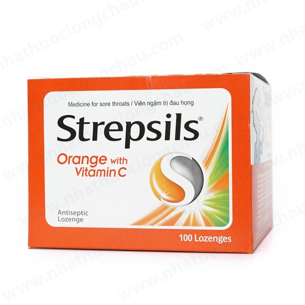Strepsils orange with vitamin C (50x2'S) tritinpharma