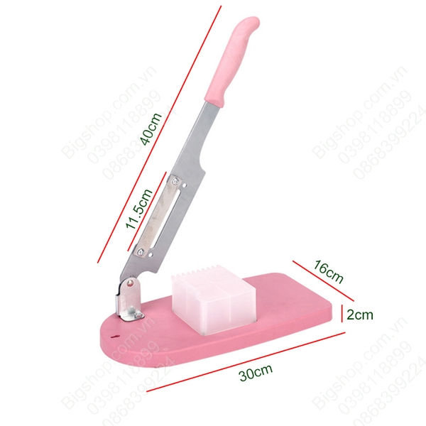 Dao thái thịt đông lạnh, thái đồ đa năng thành lát mỏng, đế nhựa ABS (thái bằng tay)