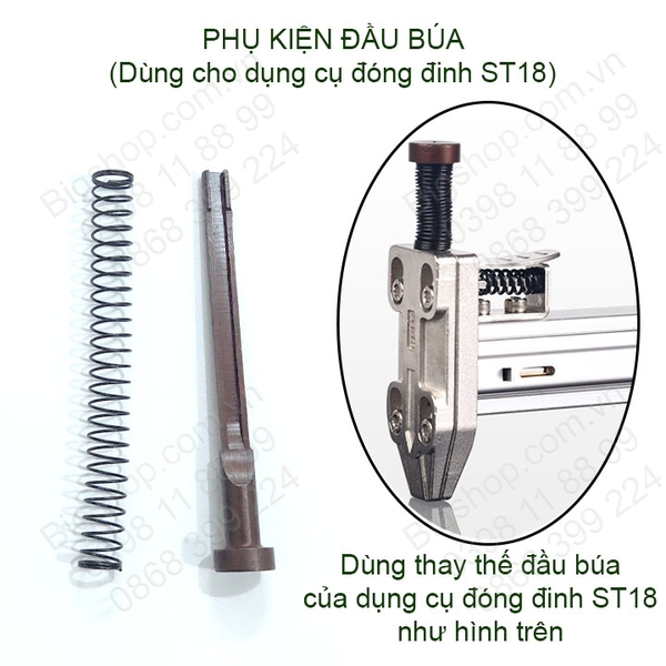 Phụ kiện đầu búa cho dụng cụ đóng đinh bê tông ST18