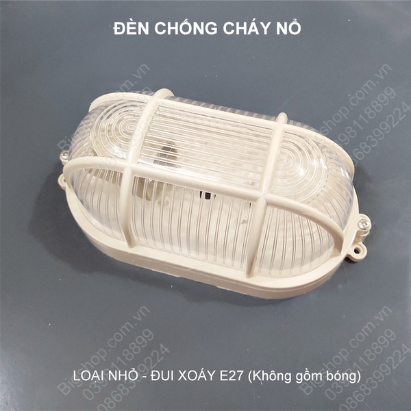 Đèn chống ẩm phòng chống nổ, có loại đèn led hoặc đui xoáy E27 tùy chọn