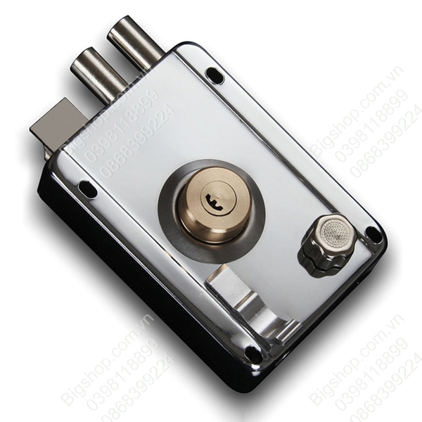 Khóa chống trộm cửa sắt, cửa gỗ gắn nổi KL01 (đầu phẳng)