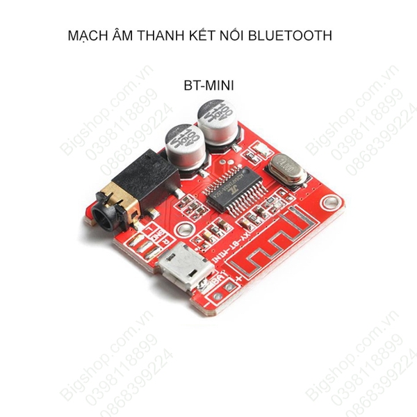 Module mạch giải mã âm thanh bluetooth mini giúp phát nhạc từ smartphone ra hệ thống âm thanh dễ dàng