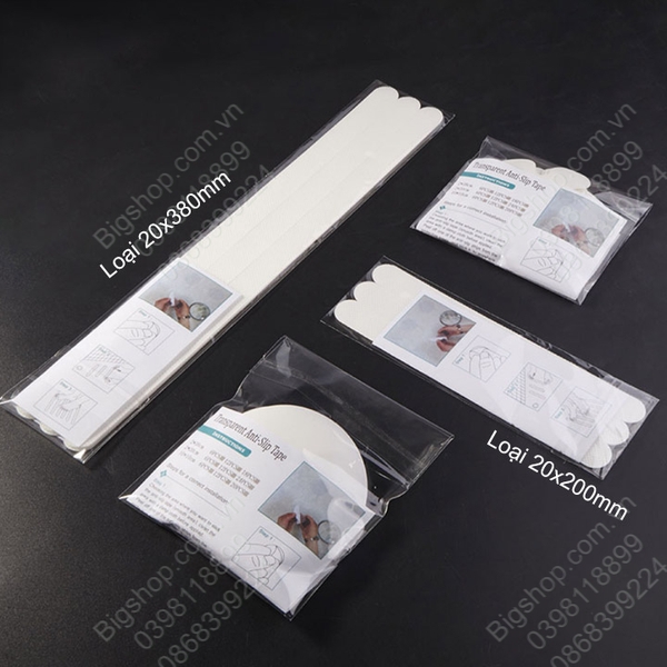 Miếng dán chống trơn trượt nhà tắm, bằng nhựa PEVA chống nước