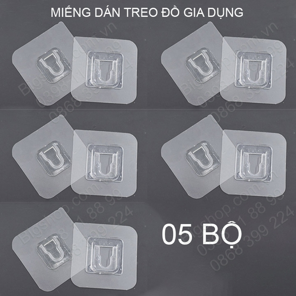 Miếng móc dán treo đồ gắn tường đa năng tiện dụng, đỡ ổ cắm điện, cục phát wifi, tranh ảnh không cần khoan