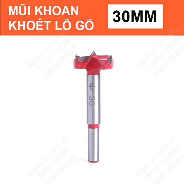 Mũi khoan khoét lỗ gỗ, loại tốt 4 cạnh, có nhiều kích thước cho khách lựa chọn