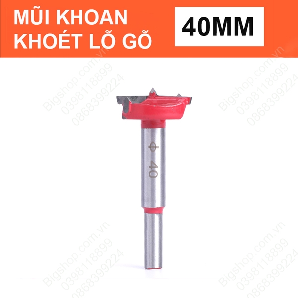Mũi khoan khoét lỗ gỗ, loại tốt 4 cạnh, có nhiều kích thước cho khách lựa chọn