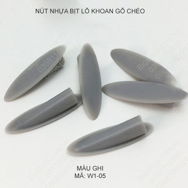 Bộ 100 nút nhựa bịt lỗ khoan gỗ chéo