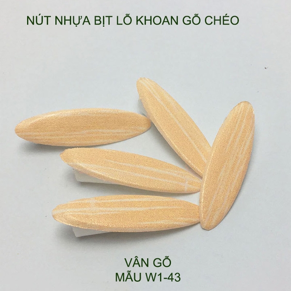 Bộ 100 nút nhựa bịt lỗ khoan gỗ chéo