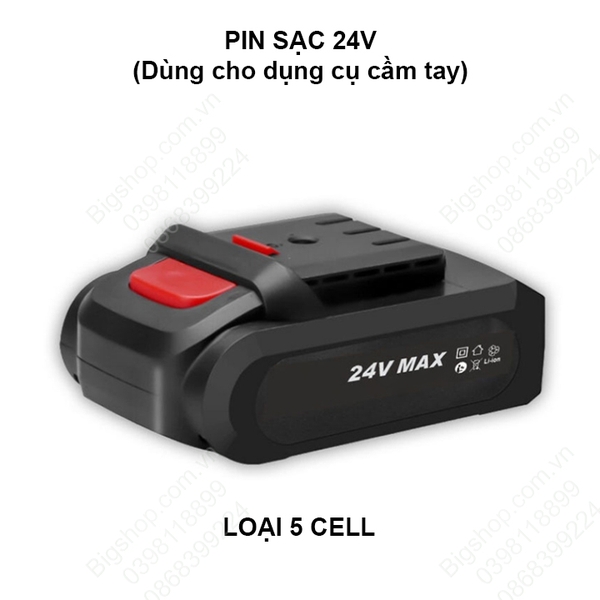 Pin sạc 12V, Pin sạc 24V, Bộ sạc pin 12-24V tùy chọn cho máy cưa xích, máy khoan, máy cắt cỏ và các thiết bị cầm tay khác