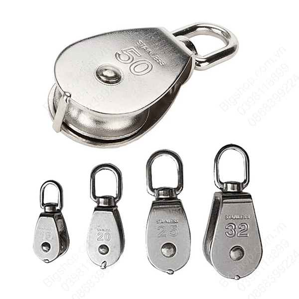 Ròng rọc đơn bằng inox 304 không gỉ M20-M25-M32-M50 tùy chọn